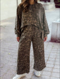 Leopard Draw String Pant Set
