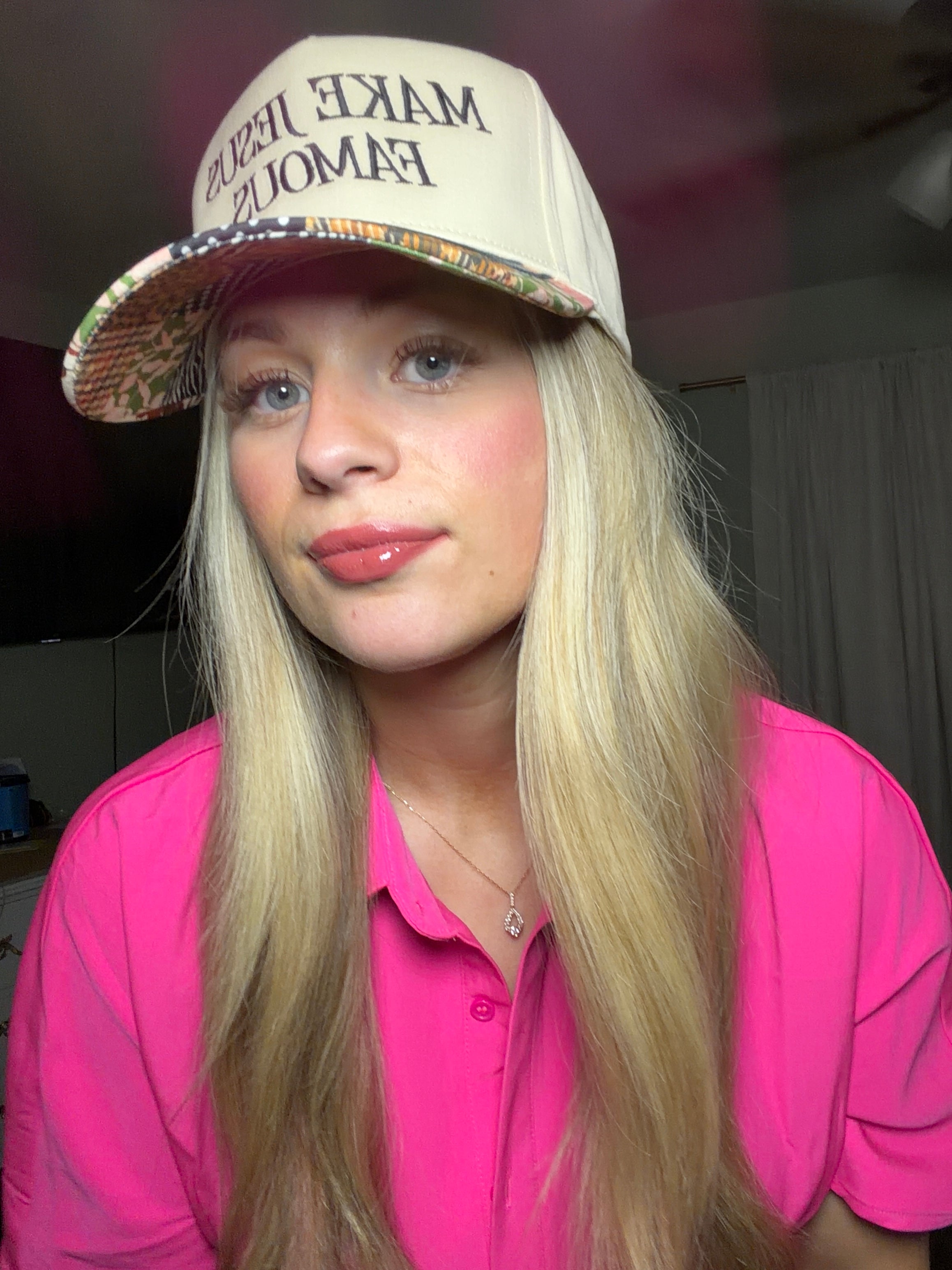 Make Jesus Famous trucker hat