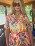 Fruit Berry Pop Shirt Dress