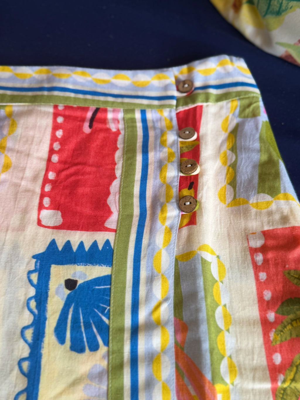 Toucan Pop Fruit Short Skirt