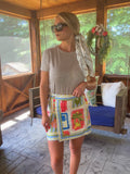 Toucan Pop Fruit Short Skirt