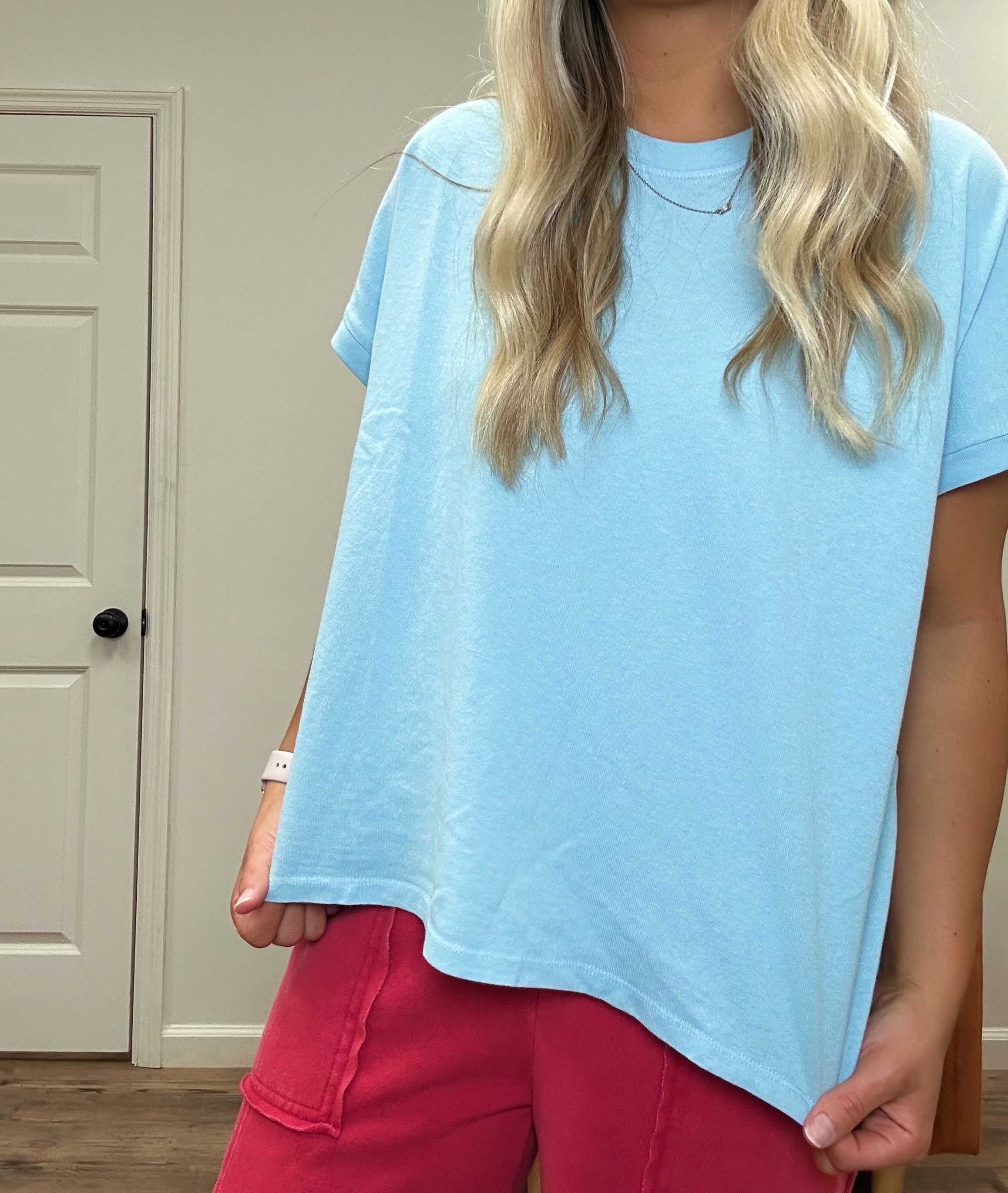 Baby Blue Tee