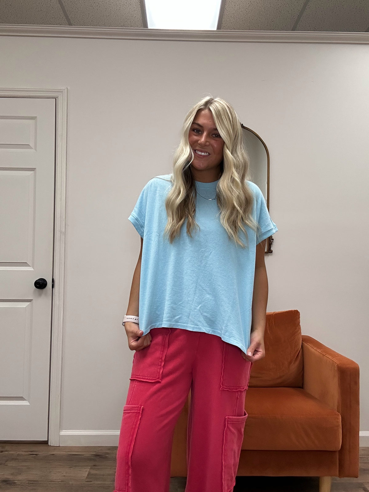 Baby Blue Tee