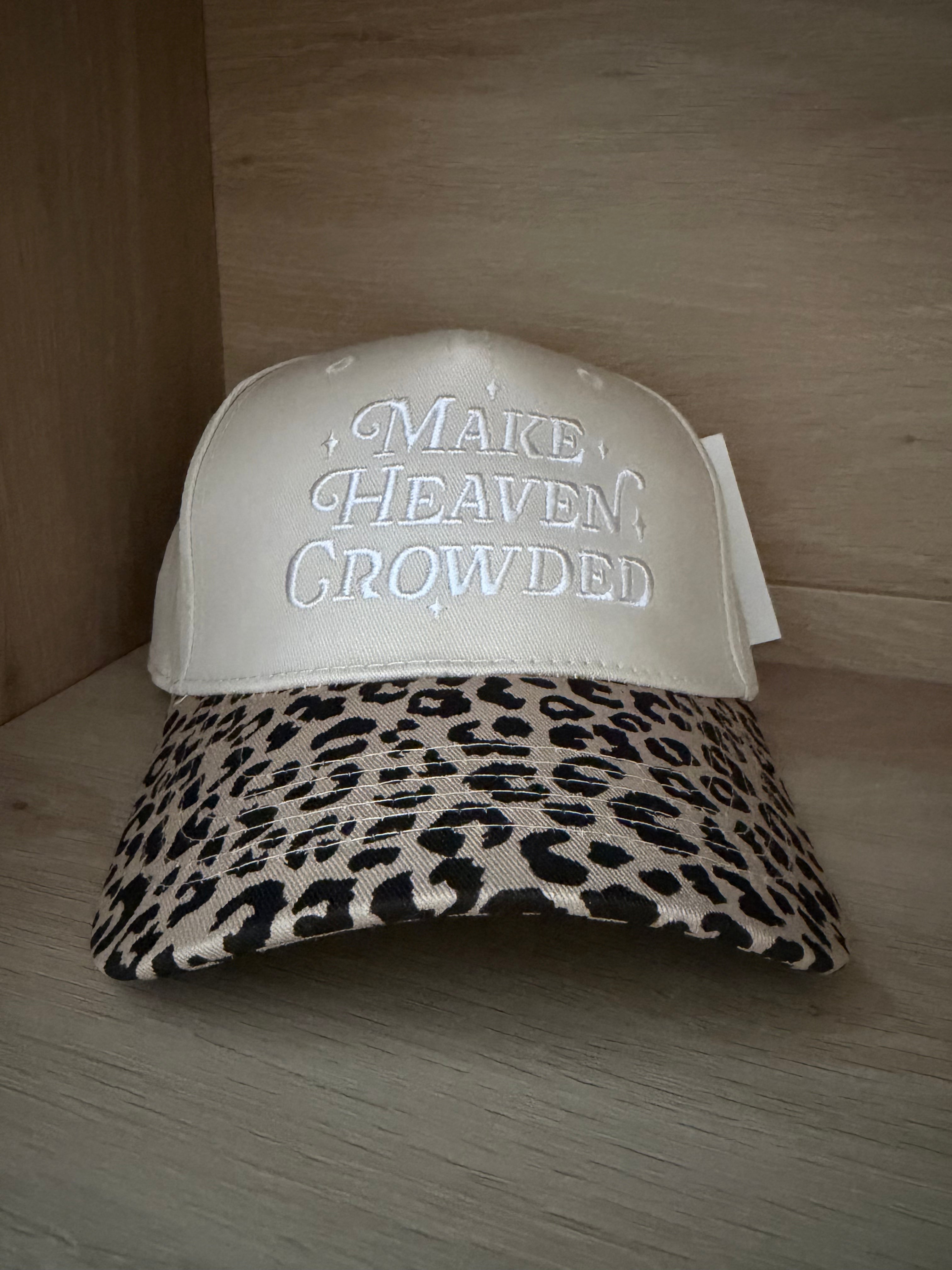 Make Heaven Crowded Vintage Trucker Hat