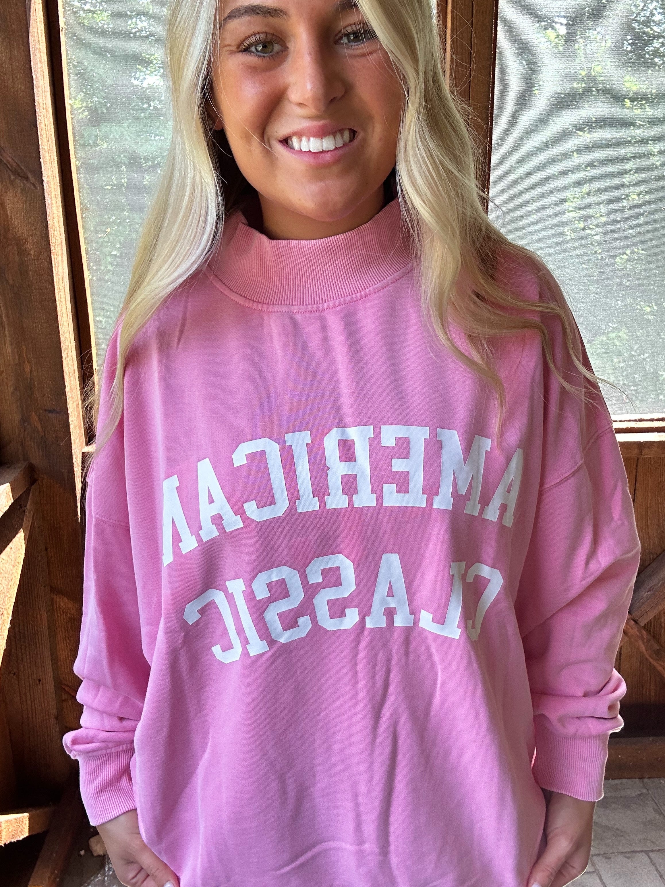 American Classic Reversible Mockneck Sweatshirt