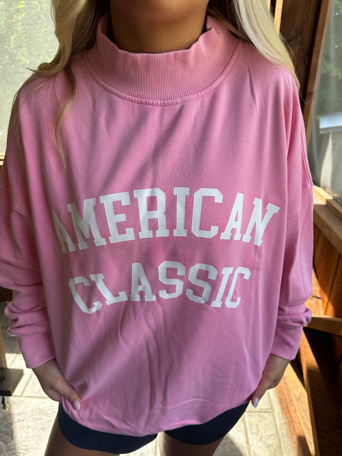 American Classic Reversible Mockneck Sweatshirt
