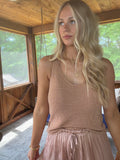 Golden Hour Shimmer Tank