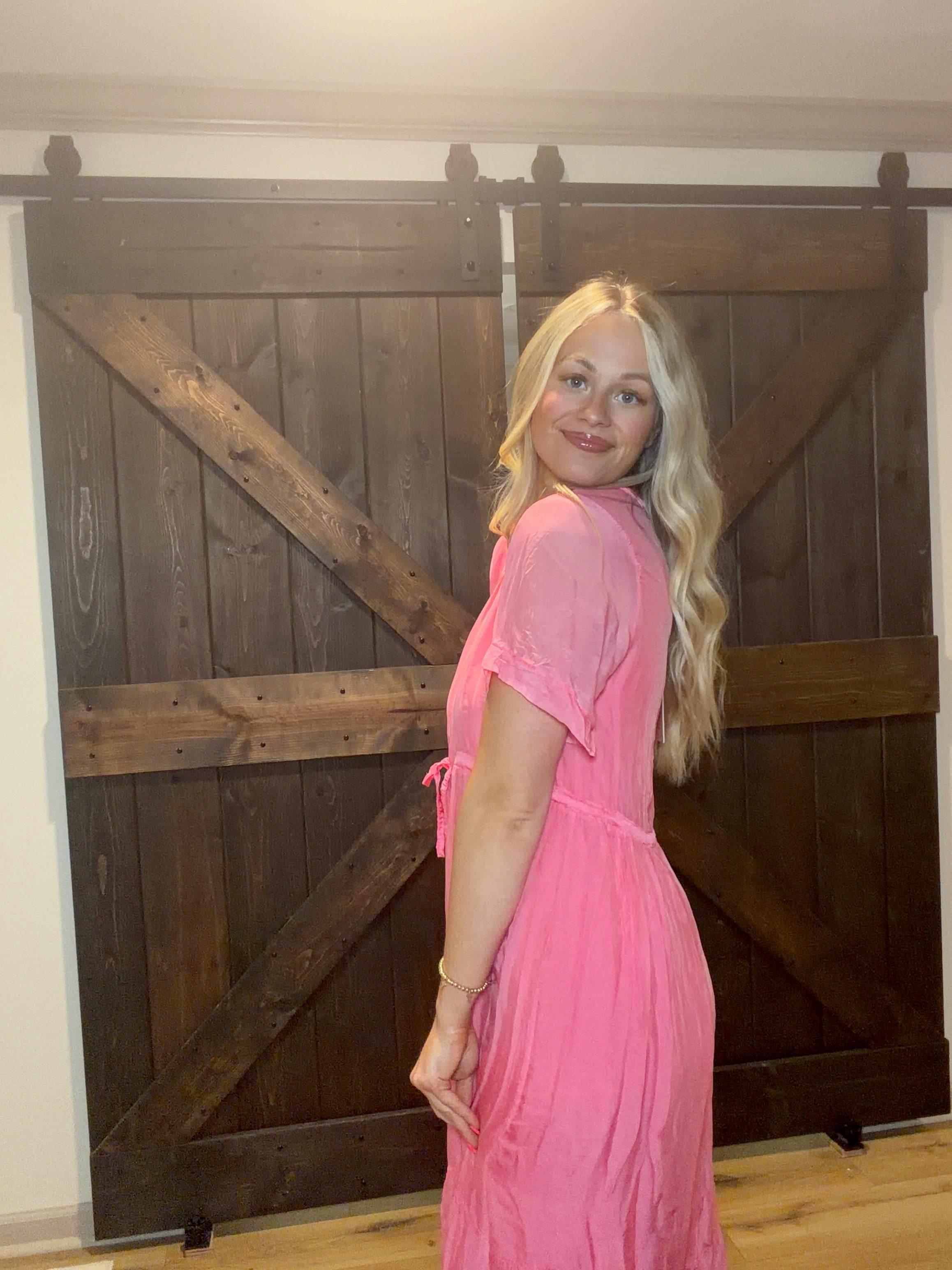 Pink Paradise Maxi Dress