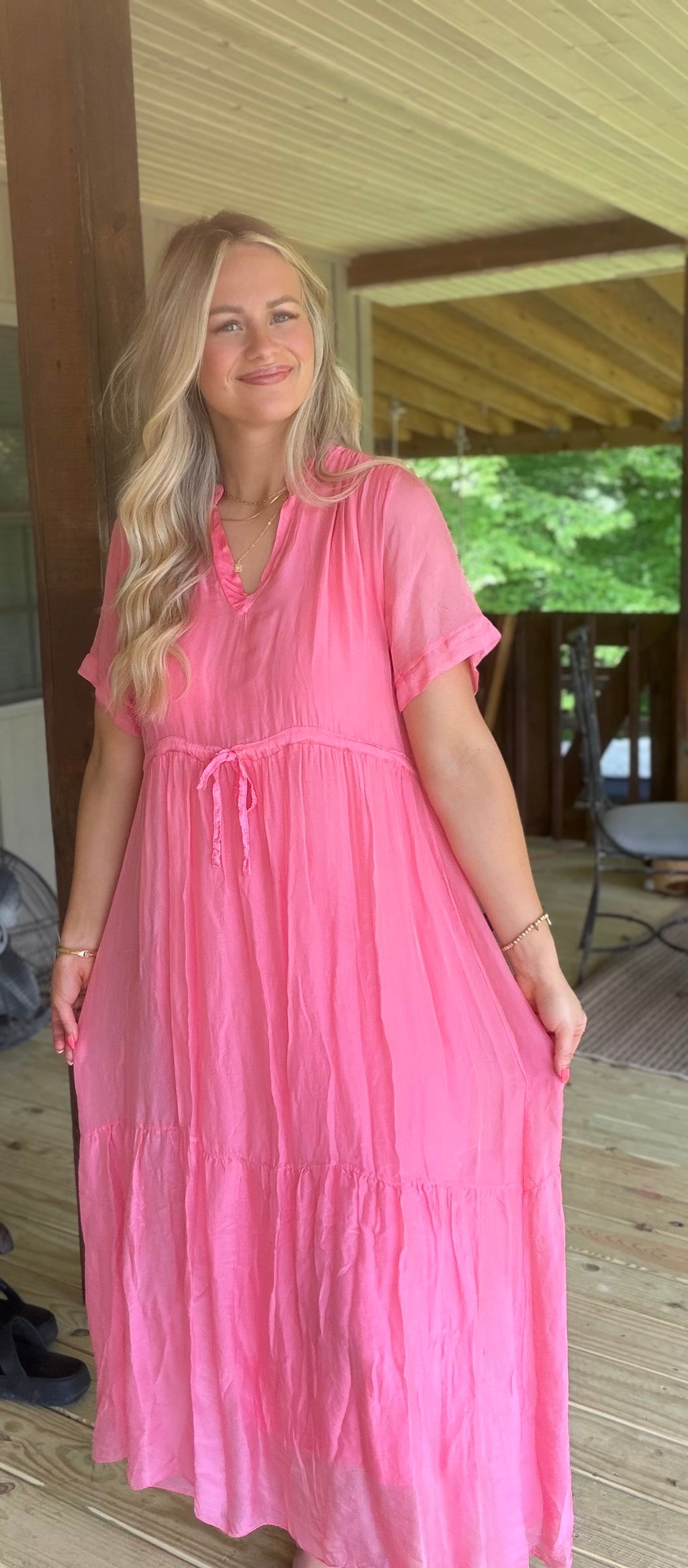 Pink Paradise Maxi Dress