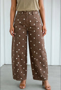 Polka Dot Barrel Jeans