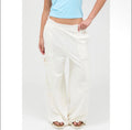 Mineral Washed Wide Leg Cargo Pants