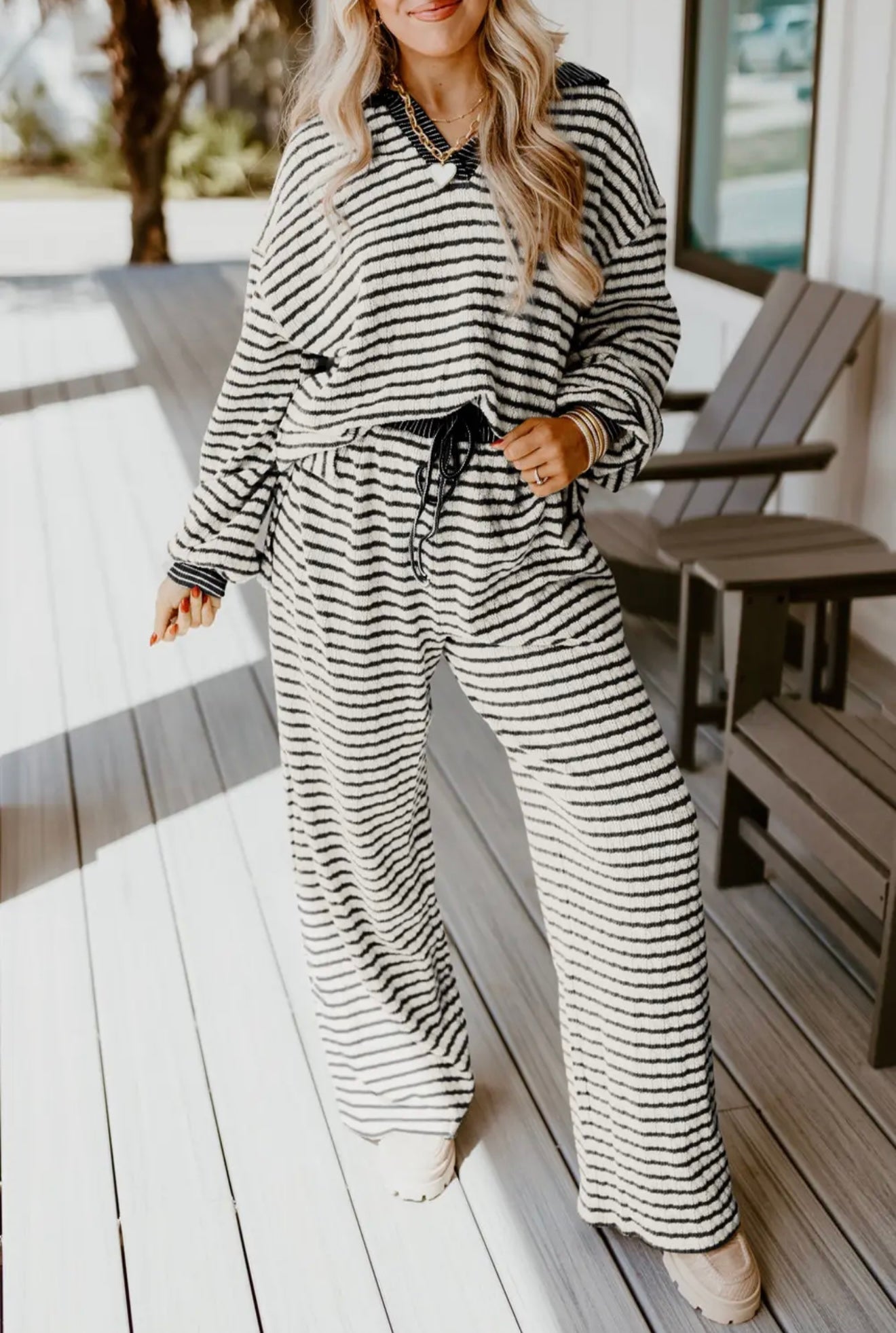 Sunday Stripe Set