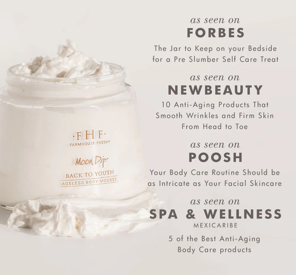 Moon Dip- Back to Youth Ageless Body Mousse